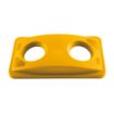 Picture of Rubbermaid Slim Jim Cans/Bottles Recycling Yellow Lid