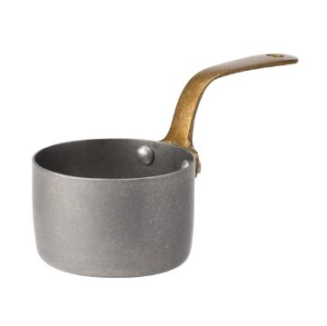Picture of Utopia Vintage Steel Mini Saucepans 7cm (6 Pack)