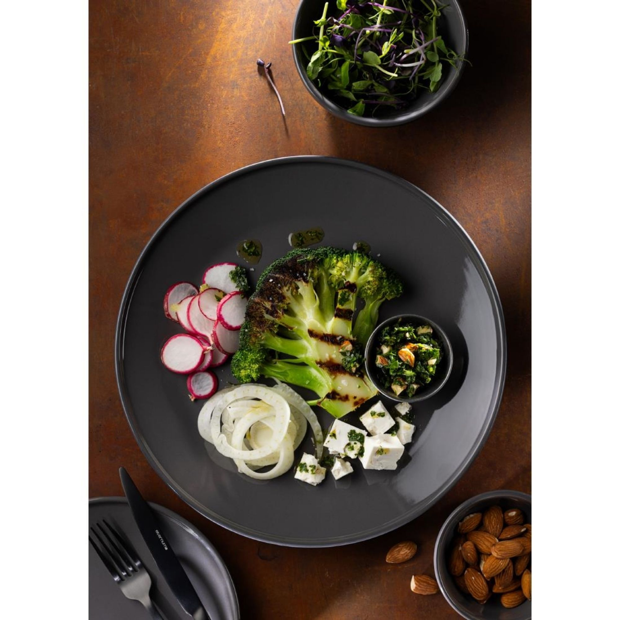 Picture of Utopia Core Bowls Slate 150mm (6 Pack)