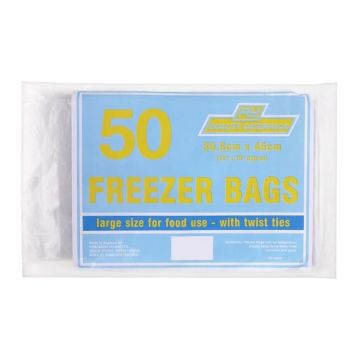 Picture of CaterPack Large Freezer Bags 305x460mm (50 Pack)