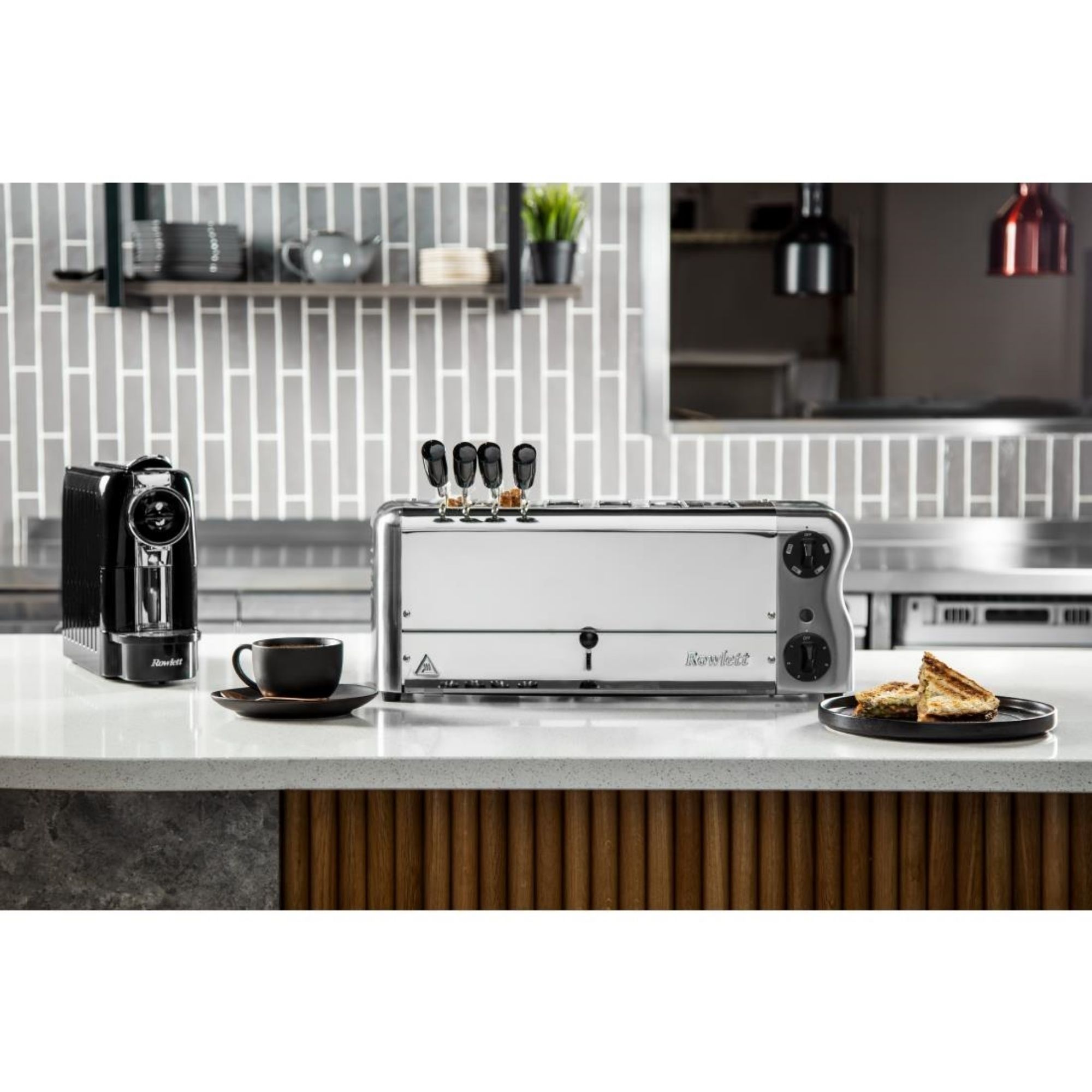 Picture of Rowlett Esprit 6 Slot Toaster with Sandwich Cages and Extra Duraheat Elements Chrome