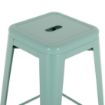 Picture of Bolero Bistro Metal High Stools Olive Green (4 Pack)