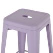 Picture of Bolero Bistro Metal High Stools Lilac Pop (4 Pack)