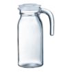 Picture of Arcoroc Spring Glass Jugs with Lid 1Ltr (6 Pack)