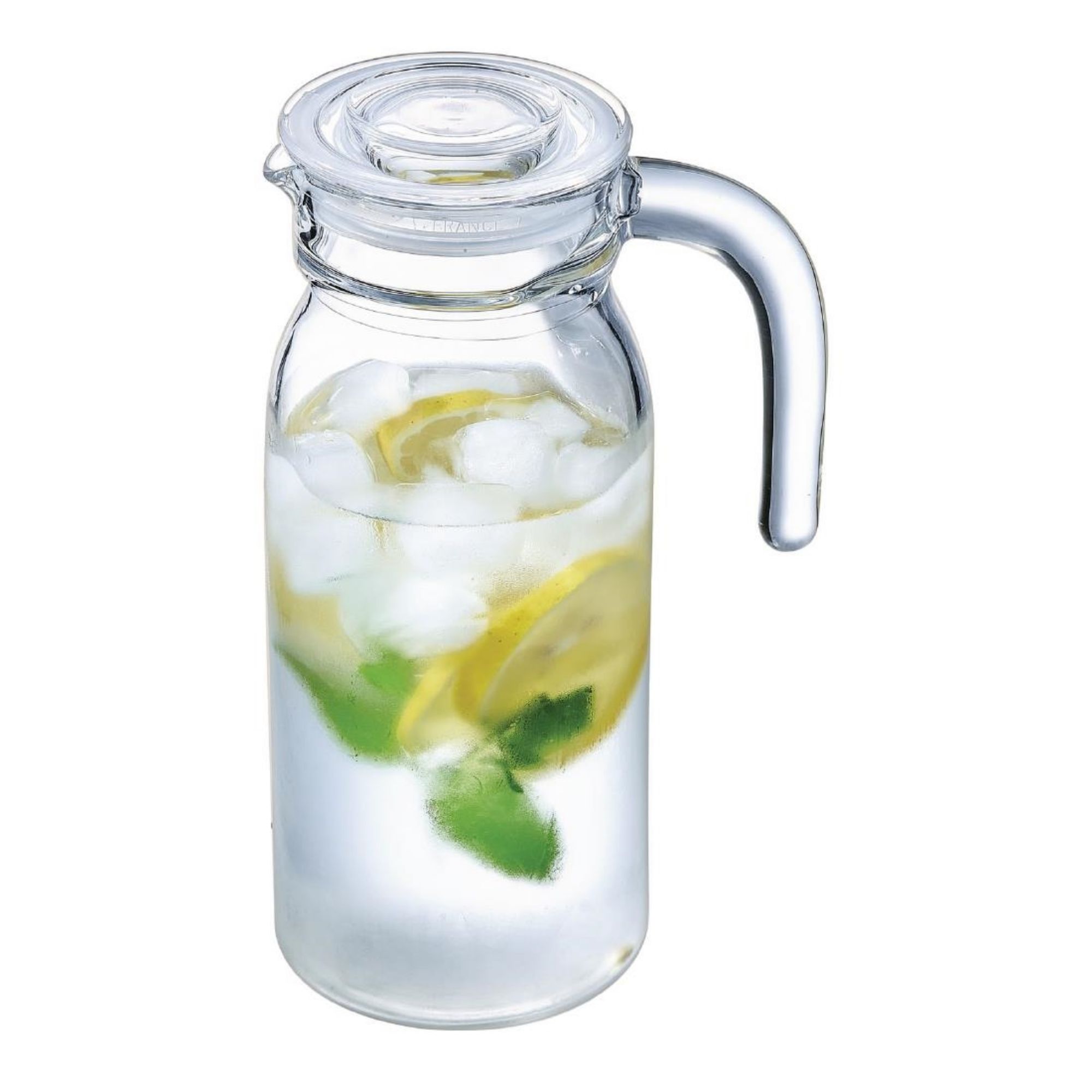 Picture of Arcoroc Spring Glass Jugs with Lid 1Ltr (6 Pack)