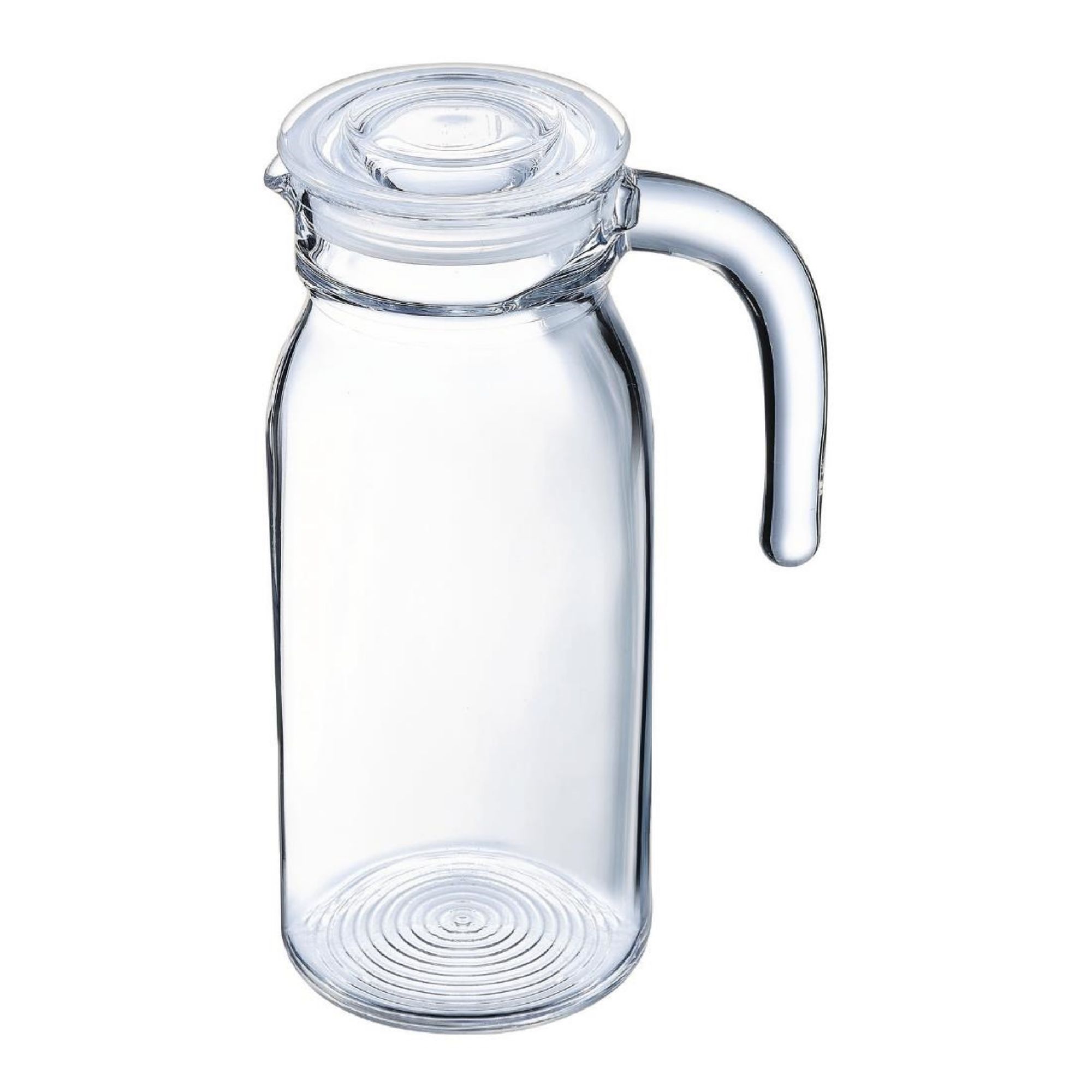 Picture of Arcoroc Spring Glass Jugs with Lid 1Ltr (6 Pack)