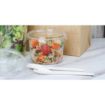 Picture of Fiesta Recyclable rPET Flat Lids for Deli Cups 8/12/16oz (300 Pack)
