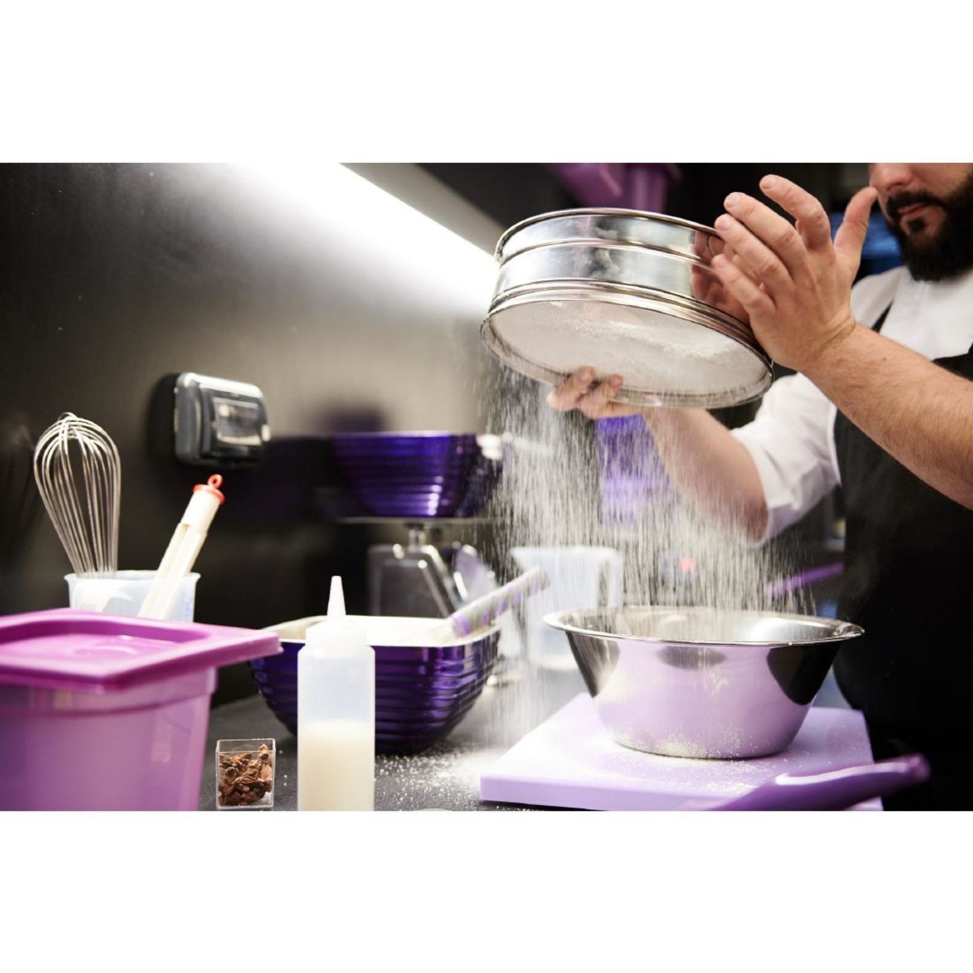 Picture of Pujadas Purple Polinorm Gastronorm Lid 1/3GN