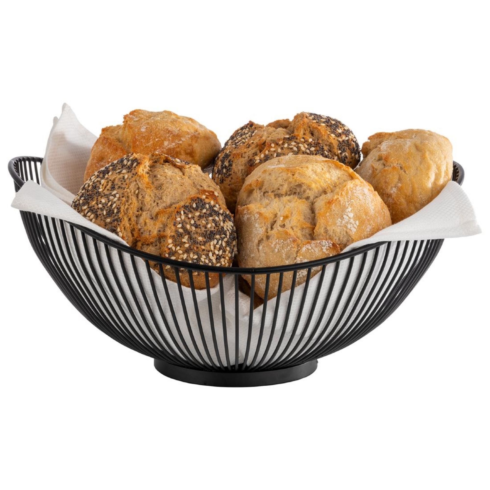 Picture of APS Svart Black Mesh Basket 295x255x135mm