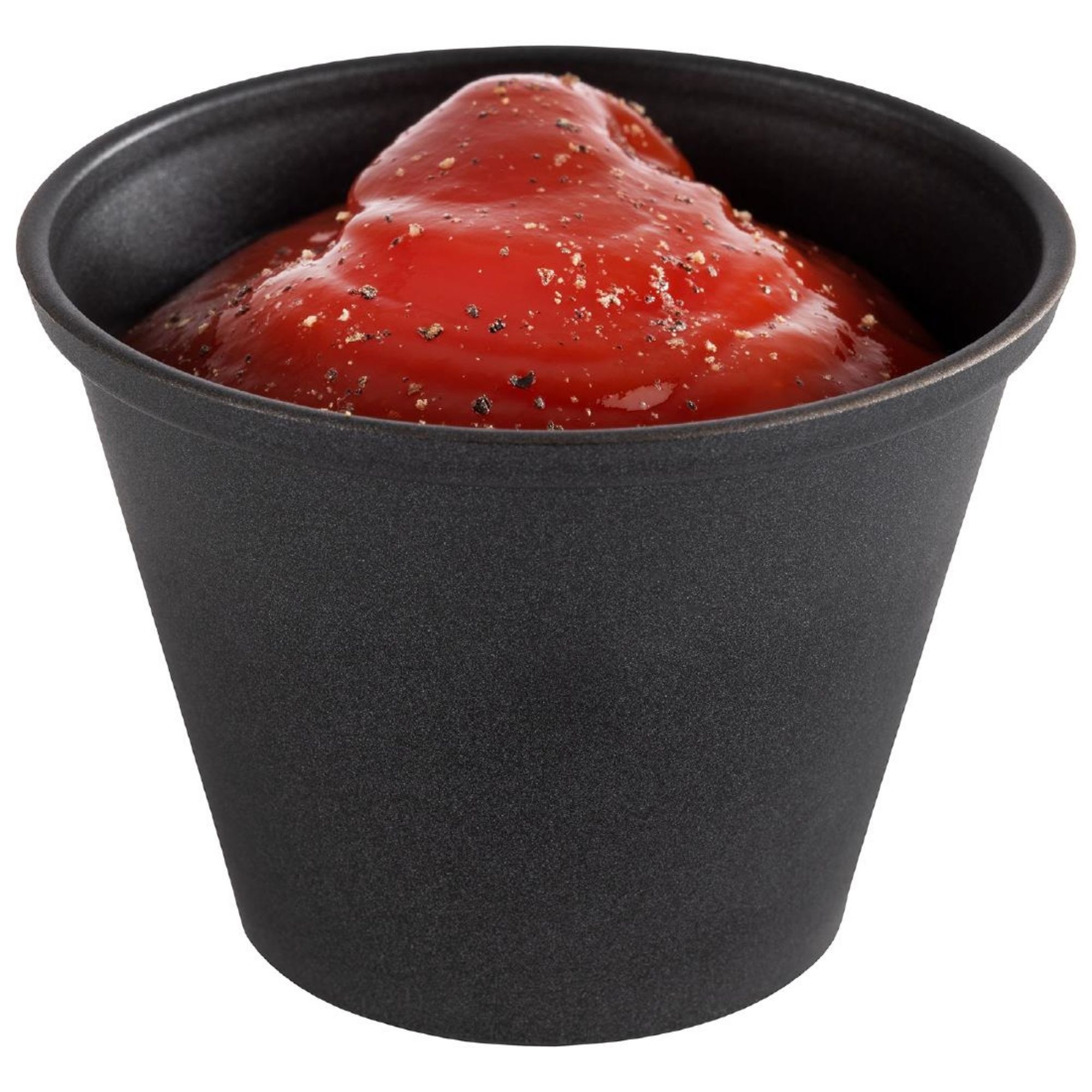 Picture of APS Dip Bowls Grey/Black 60ml (6 Pack)