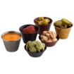 Picture of APS Dip Bowls Grey/Black 40ml (6 Pack)