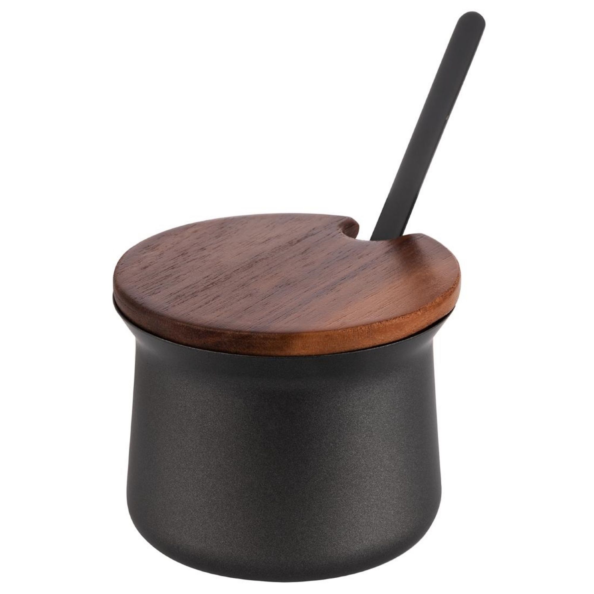 Picture of APS Acacia Wood And Stainless Steel Milk and Sugar Set