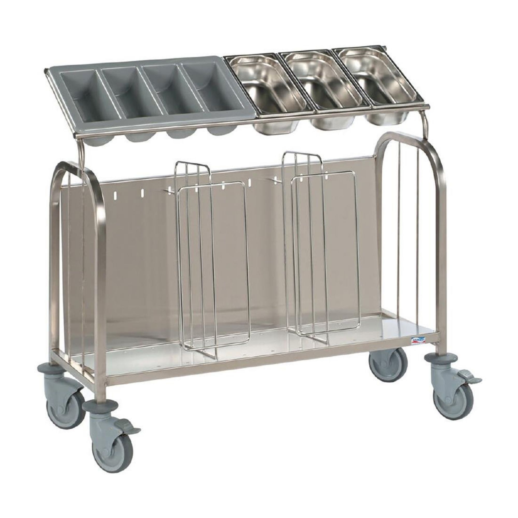 Picture of Matfer Bourgeat Low 200 Plate and Cutlery Trolley