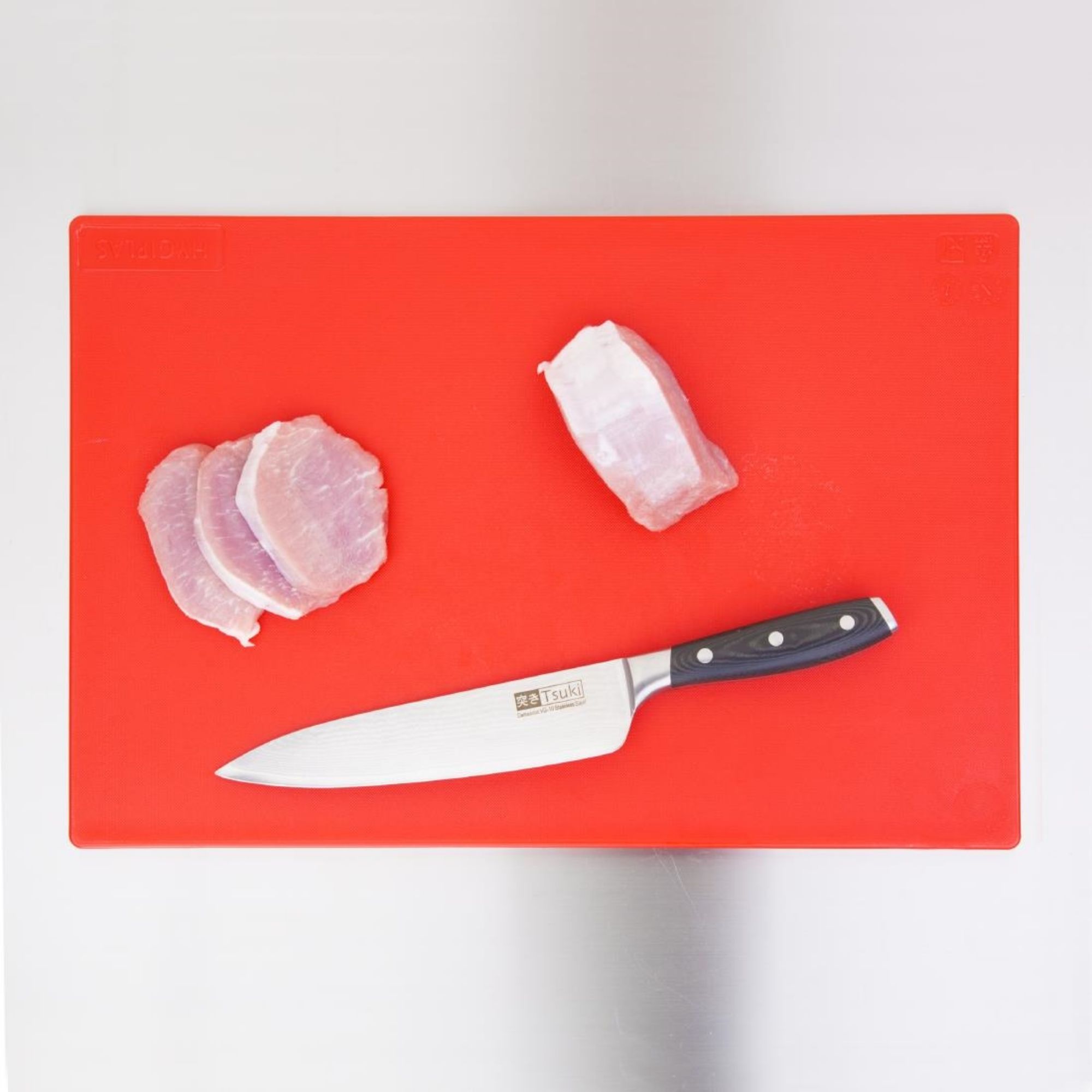 Picture of Hygiplas Low Density Antibacterial 6-Piece Chopping Board Set 450x300x10mm