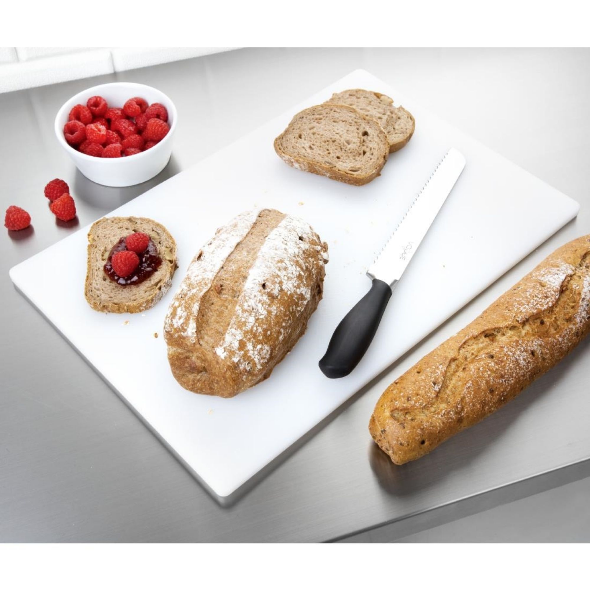 Picture of Hygiplas Low Density Antibacterial 6-Piece Chopping Board Set 450x300x10mm