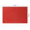 Picture of Hygiplas Low Density Antibacterial 6-Piece Chopping Board Set 450x300x10mm