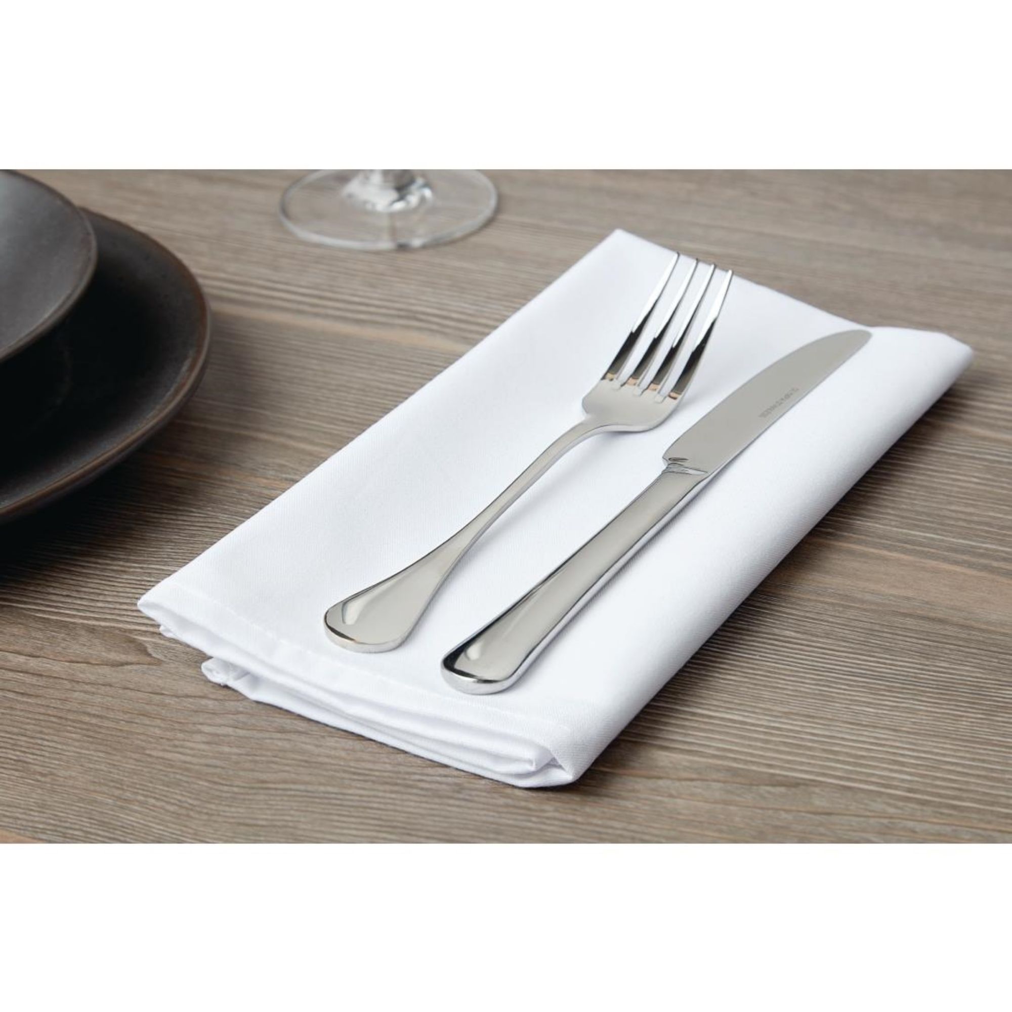 Picture of Occasions Polyester Napkins White (10 Pack)