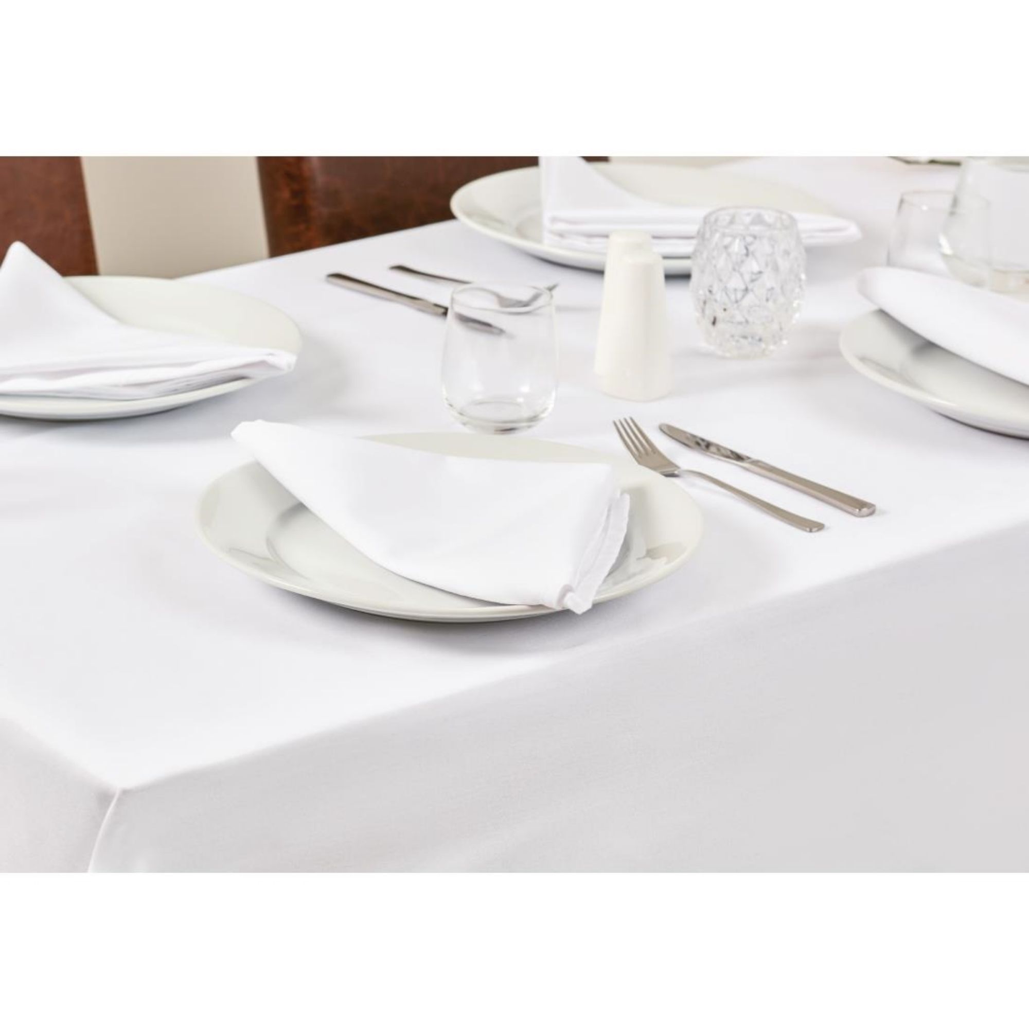 Picture of Occasions Polyester Napkins White (10 Pack)