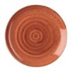 Picture of Churchill Stonecast Coupe Plates Spiced Orange 288mm (12 Pack)
