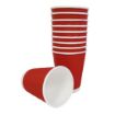 Picture of Fiesta Recyclable Coffee Cups Ripple Wall Red 340ml / 12oz (500 Pack)