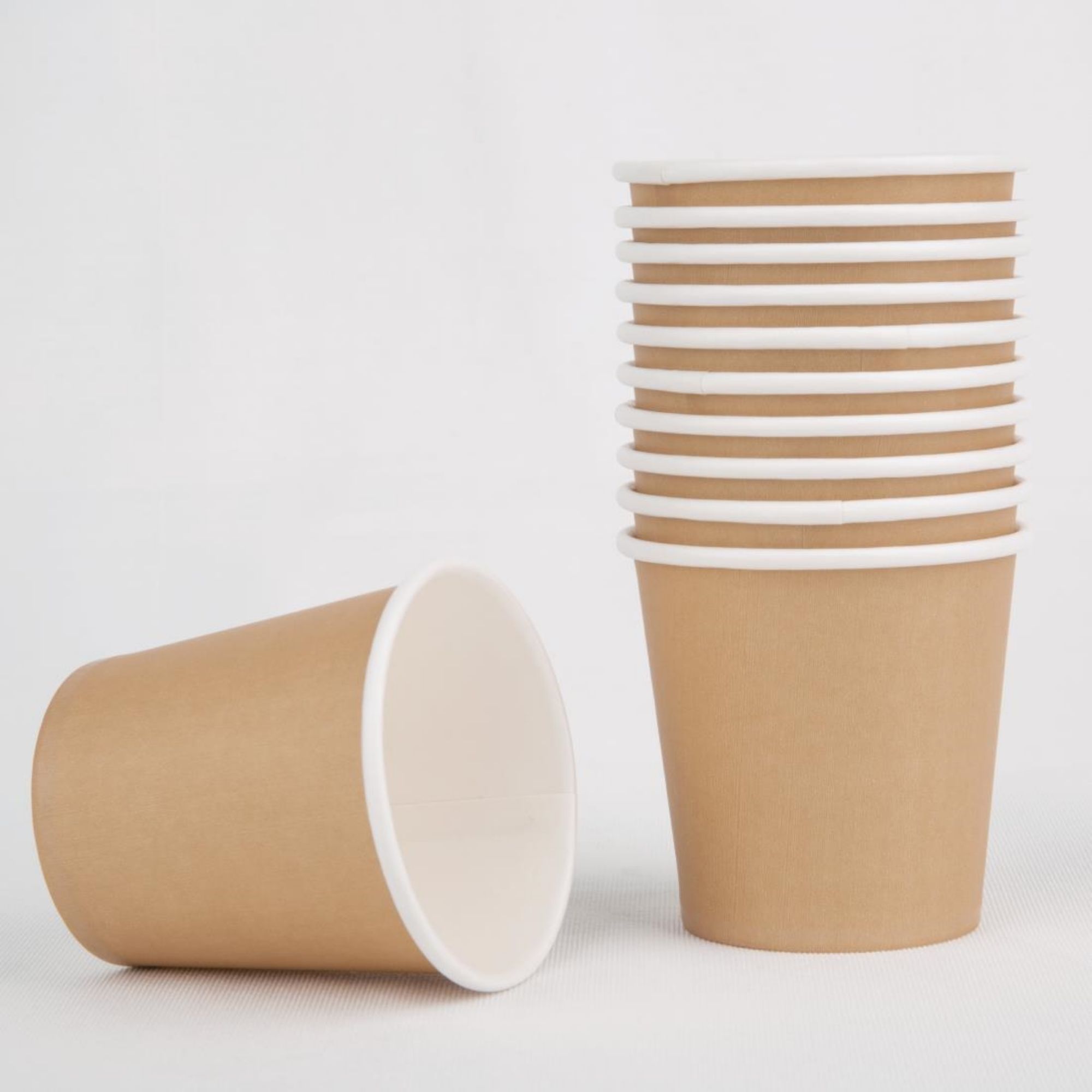 Picture of Fiesta Recyclable Espresso Cups Single Wall Kraft 114ml (1000 Pack)