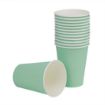 Picture of Fiesta Recyclable Single Wall Takeaway Coffee Cups Turquoise 340ml (50 Pack)