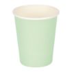 Picture of Fiesta Recyclable Coffee Cups Single Wall Turquoise 225ml / 8oz (50 Pack)
