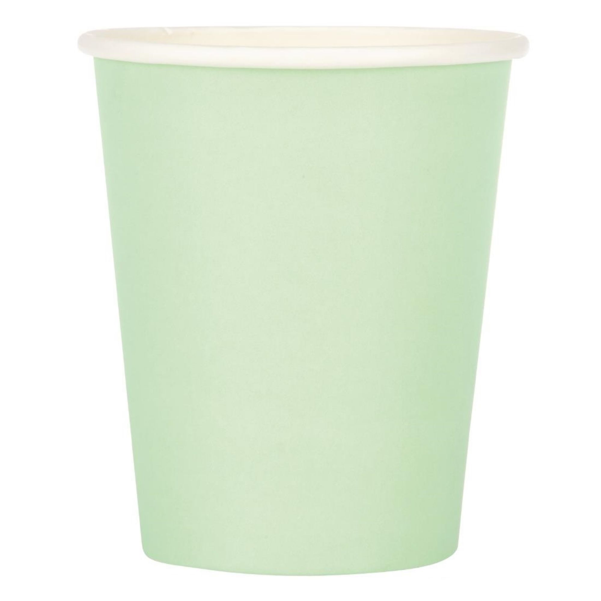 Picture of Fiesta Recyclable Coffee Cups Single Wall Turquoise 225ml / 8oz (50 Pack)