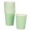 Picture of Fiesta Recyclable Coffee Cups Single Wall Turquoise 225ml / 8oz (50 Pack)