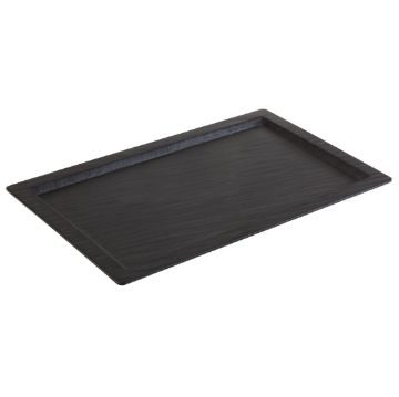 Picture of APS Slate Effect Melamine Tray with Rim GN 1/1