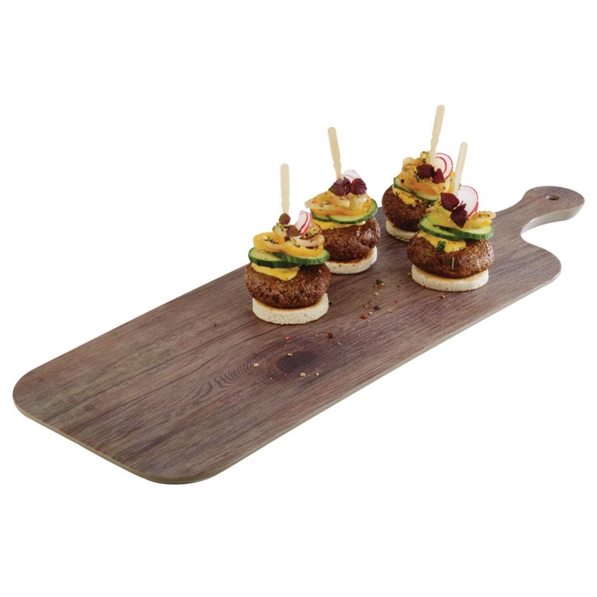 Picture of APS Oak Effect Rectangle Handled Paddle Board 480mm