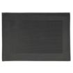 Picture of APS PVC Placemat Fine Band Frame Black (6 Pack)