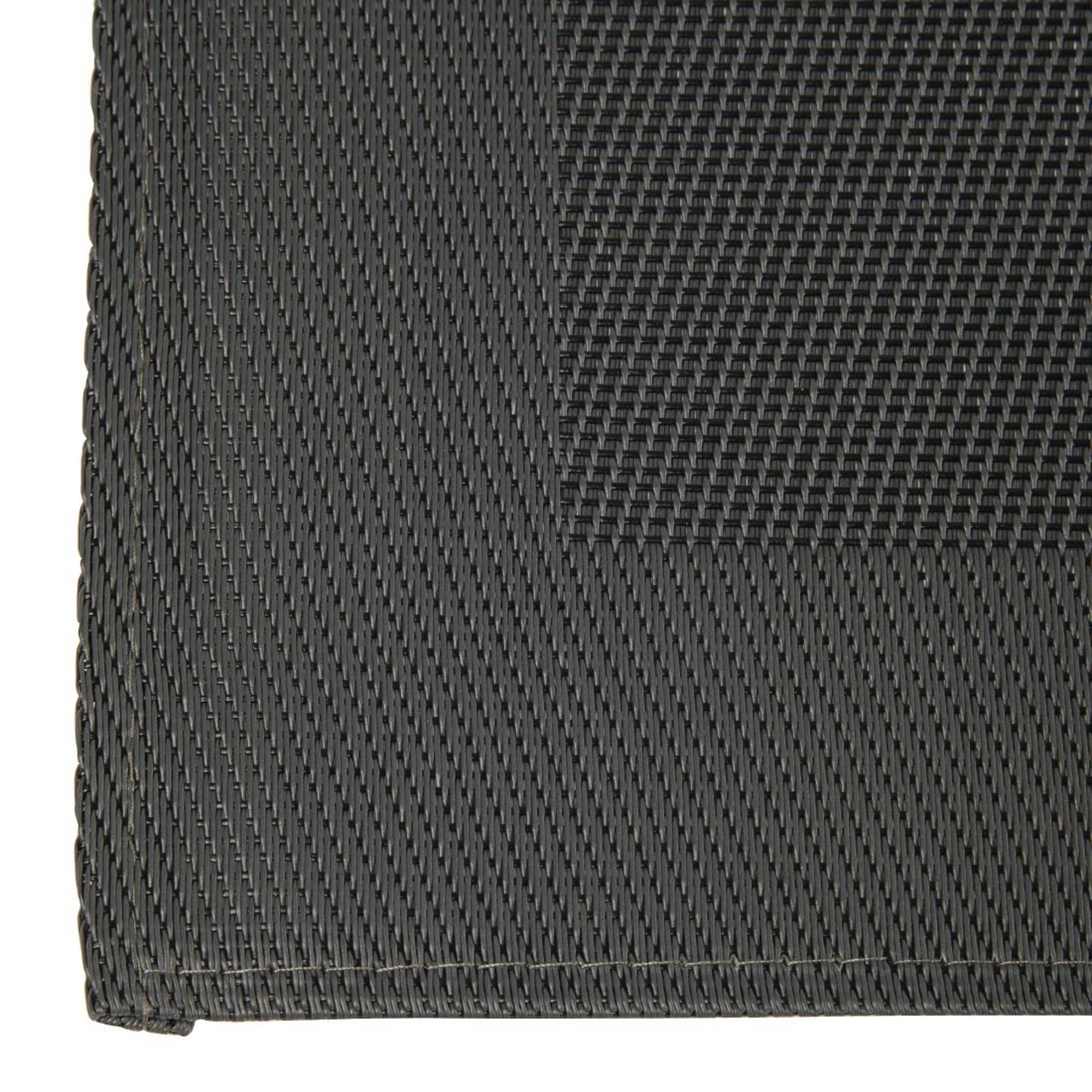 Picture of APS PVC Placemat Fine Band Frame Black (6 Pack)
