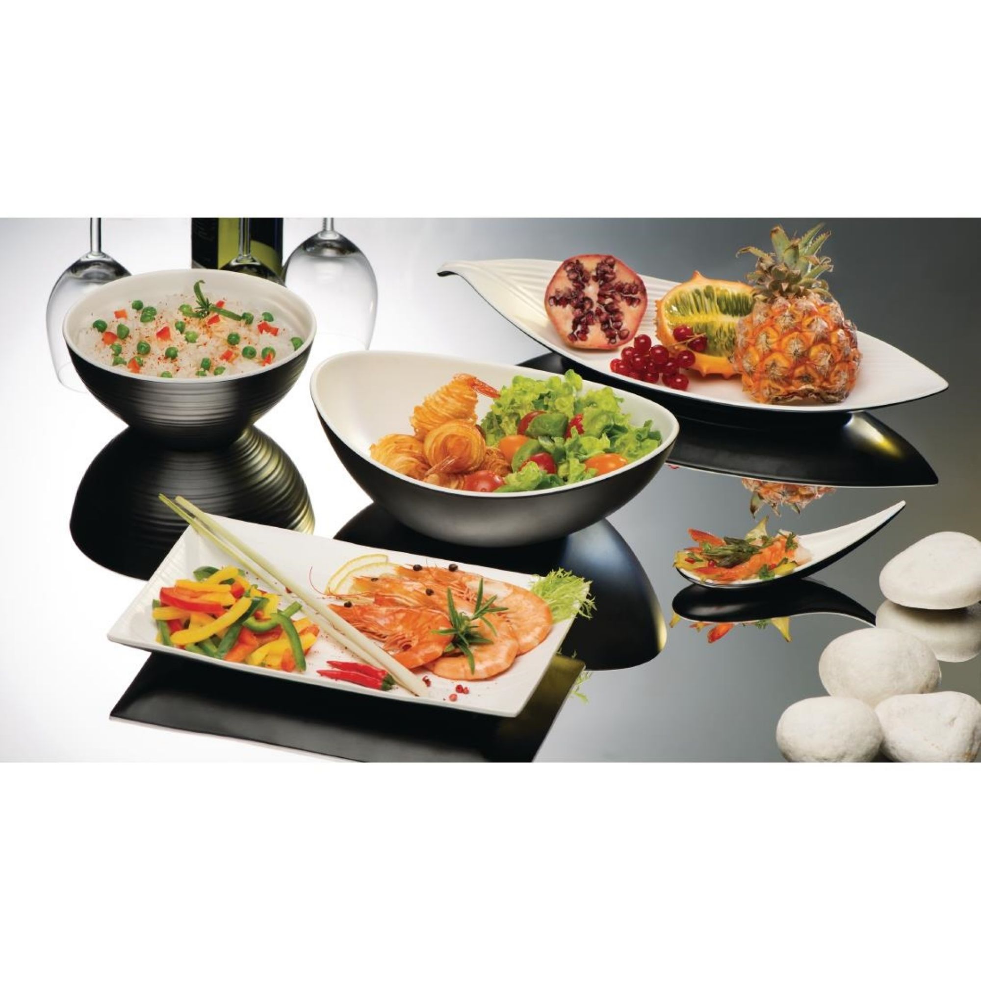 Picture of APS Dual Tone Curved Bowl 350ml