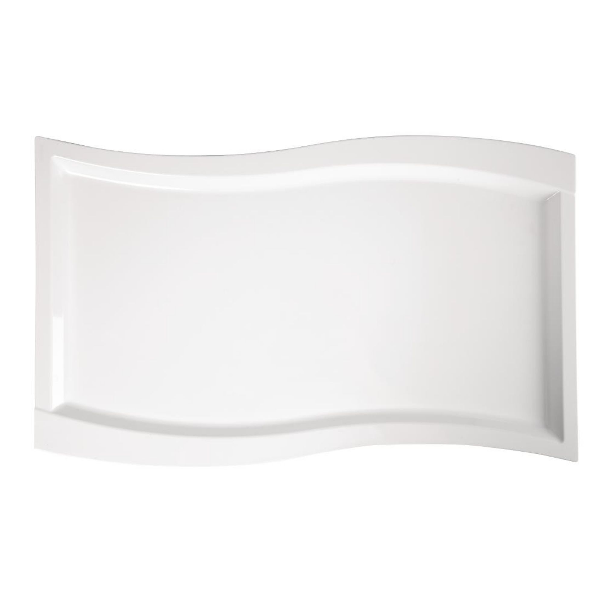 Picture of APS Wave Melamine Platter White GN 1/1