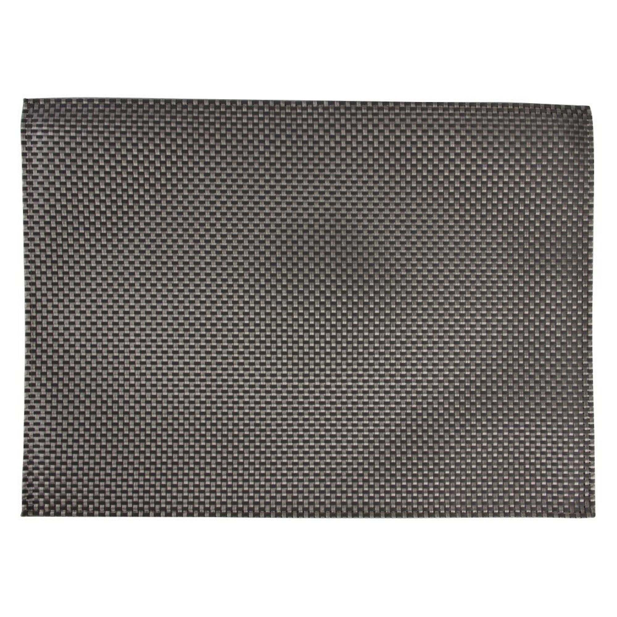 Picture of APS PVC placemat Silver And Grey (6 Pack)