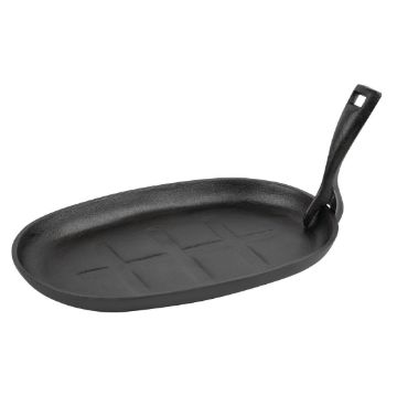 Picture of Olympia Cast Iron Oval Sizzle Platter 280mm
