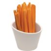 Picture of APS Casual Slanted Melamine Pot White 100mm