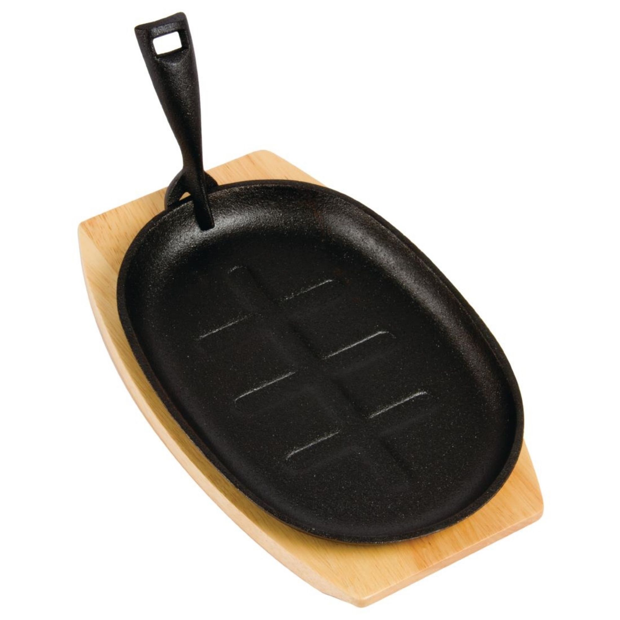 Picture of Olympia Cast Iron Oval Sizzle Platter 280mm