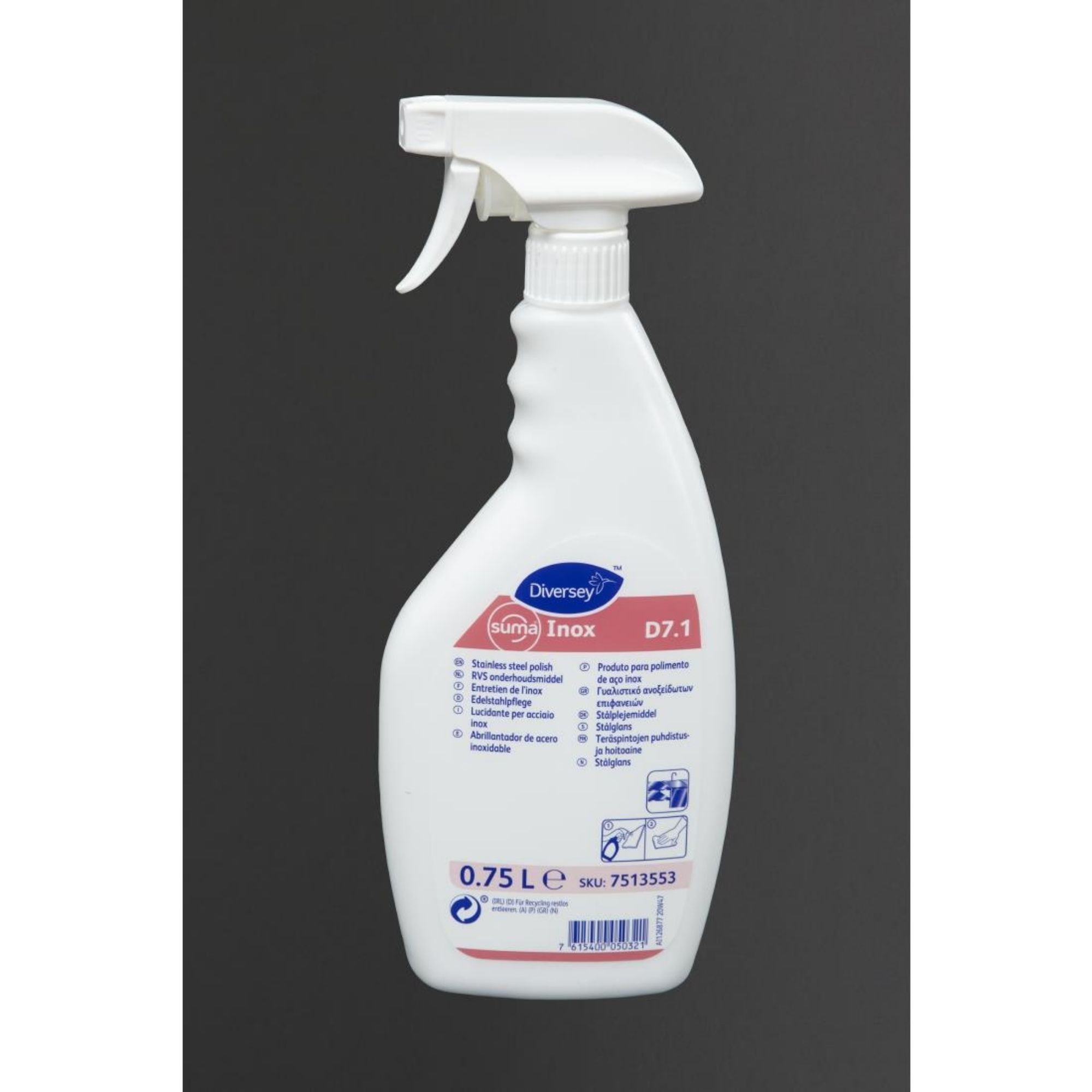 Picture of Suma Inox D7.1 Stainless Steel Polish Ready To Use 750ml