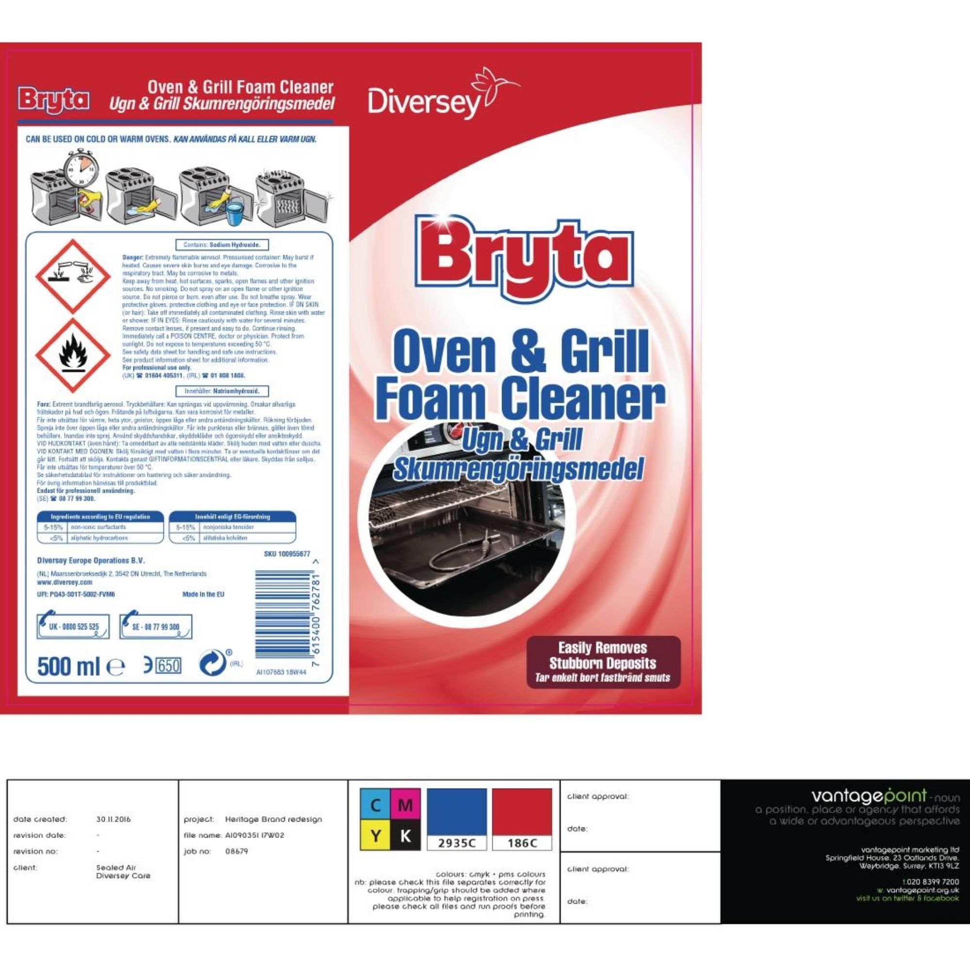 Picture of Bryta Foam Grill and Oven Cleaner Ready To Use 500ml