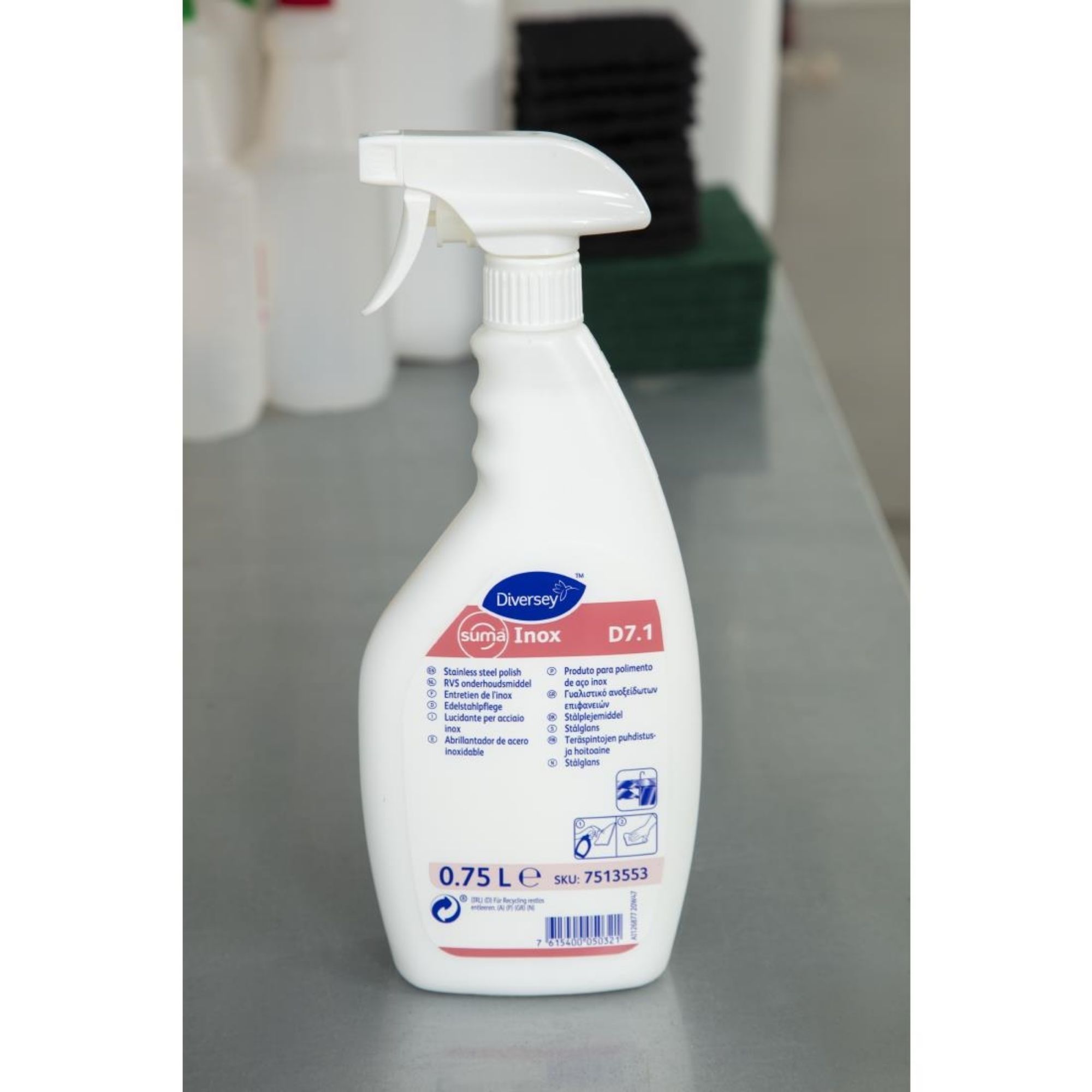 Picture of Suma Inox D7.1 Stainless Steel Polish Ready To Use 750ml