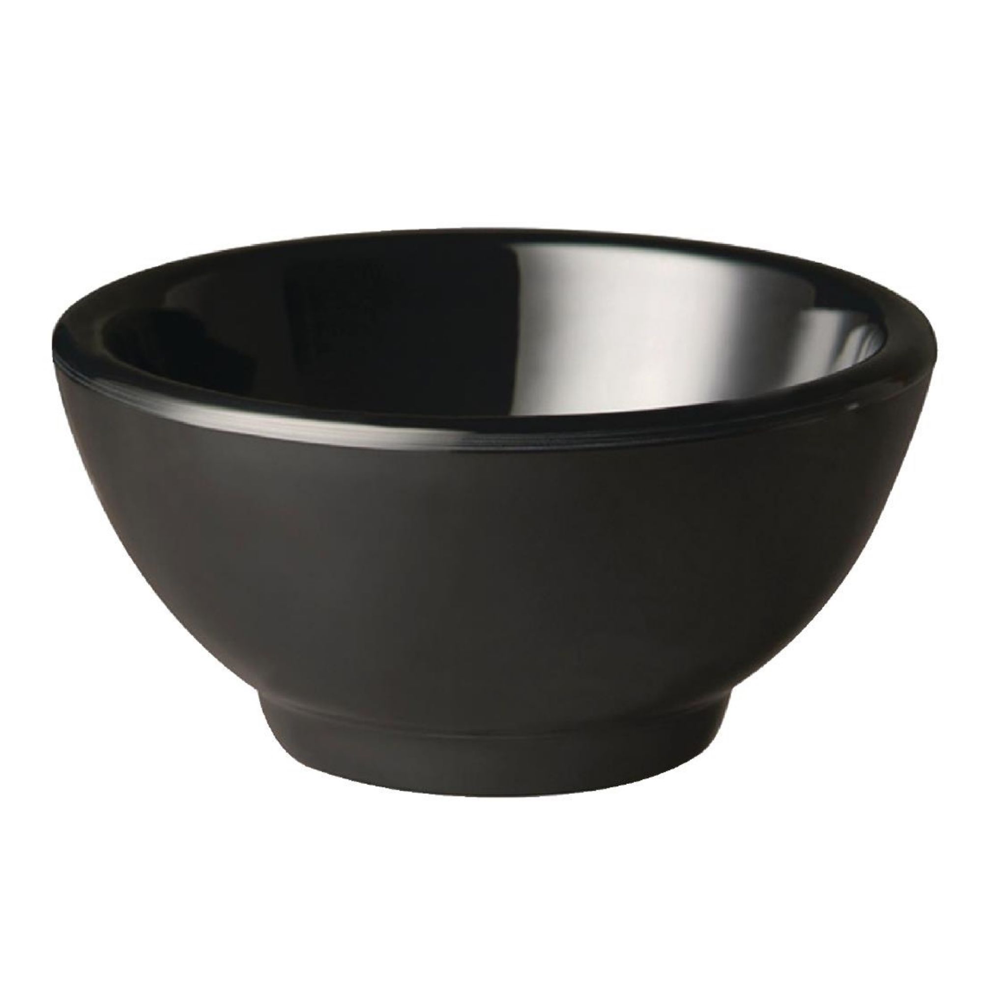 Picture of APS Pure Melamine Black Round Mini Bowl 55mm