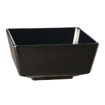 Picture of APS Float Black Square Bowl 7in
