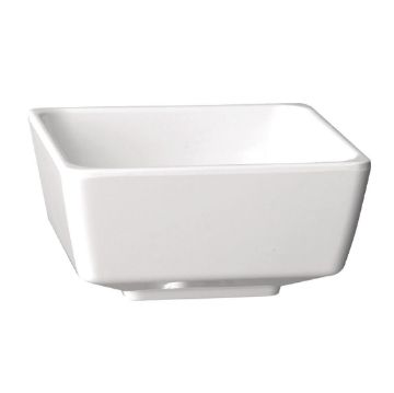 Picture of APS Float White Square Bowl 5in