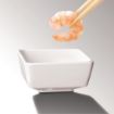 Picture of APS Float Square Dipping Bowl White 2in