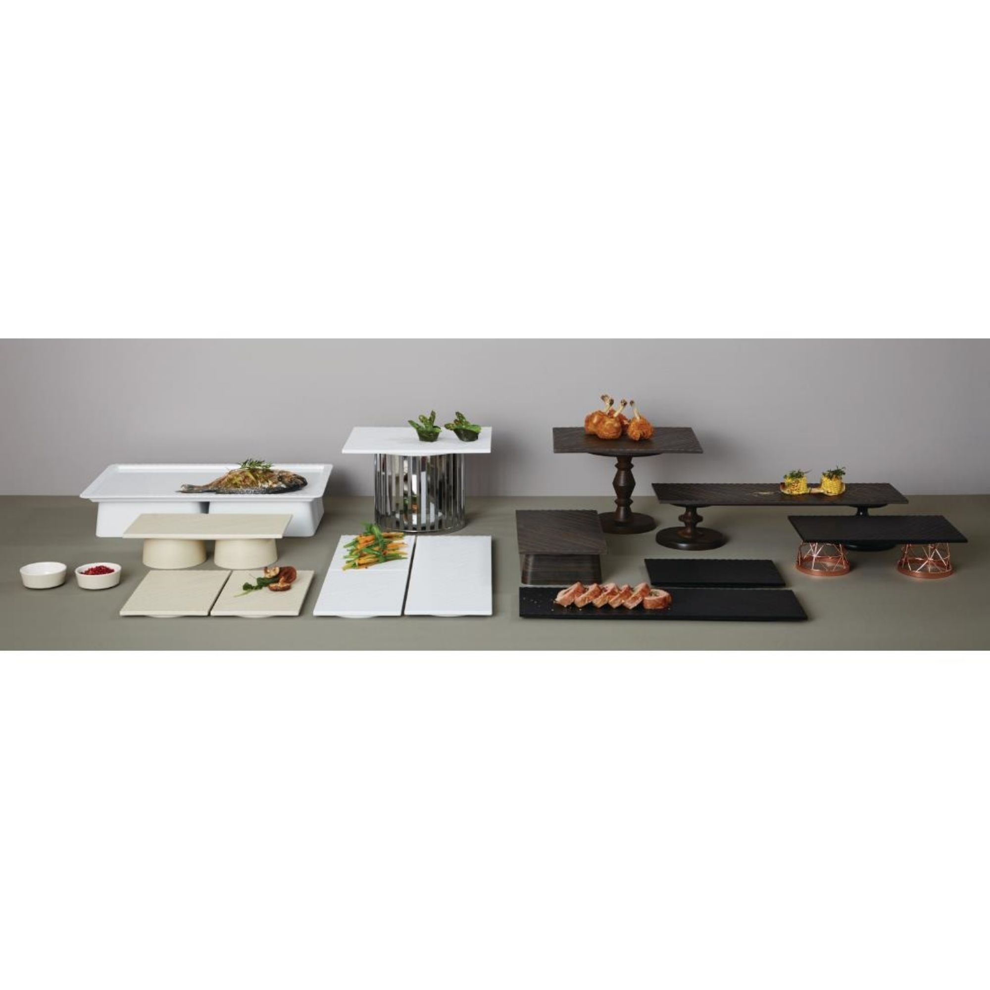 Picture of APS Melamine Platter Slate GN 1/4