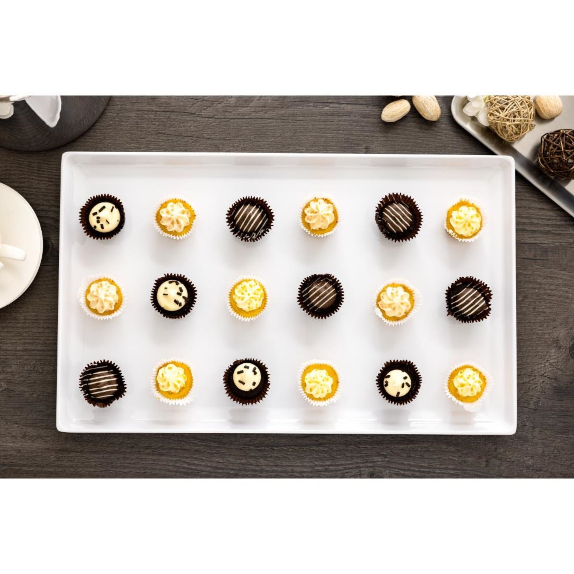 Picture of APS Float Melamine Tray White GN 1/1