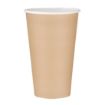 Picture of Fiesta Recyclable Single Wall Takeaway Coffee Cups Kraft 455ml / 16oz (1000 Pack)