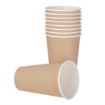 Picture of Fiesta Recyclable Single Wall Takeaway Coffee Cups Kraft 455ml / 16oz (50 Pack)